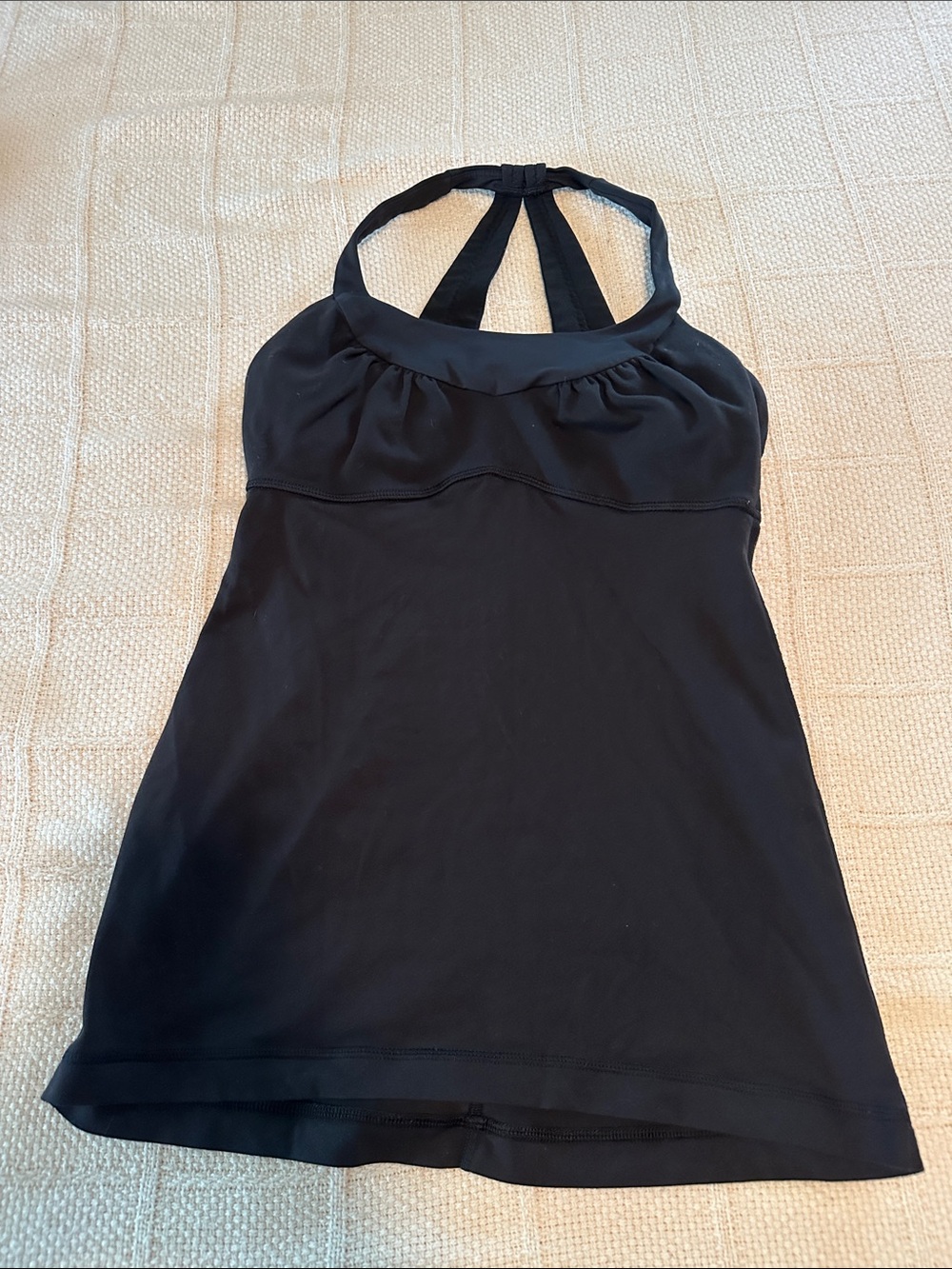 lululemon athletica Black Halter-Style Tank Top